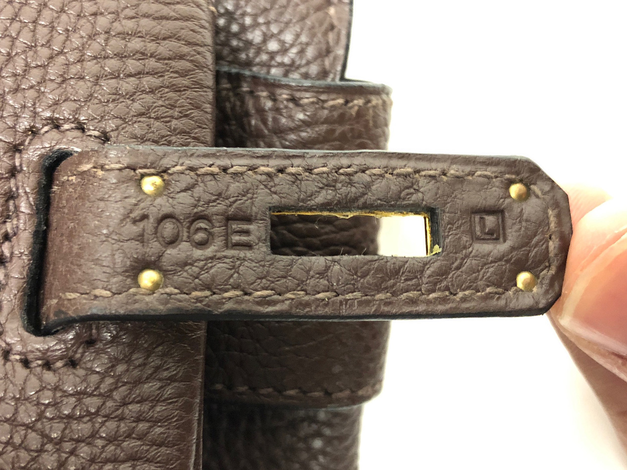 Birkin 30 leather handbag Hermès Brown in Leather - 31960858