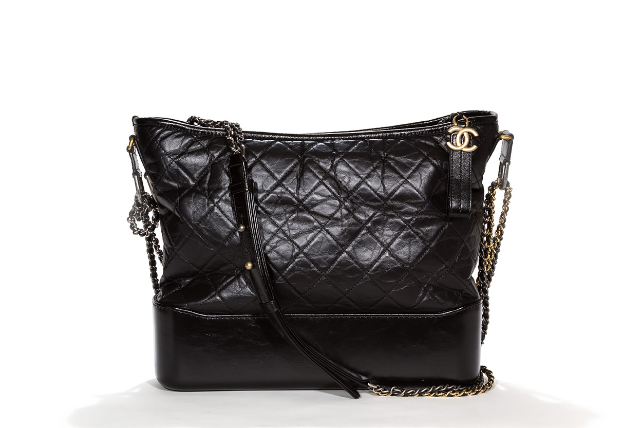 Gabrielle Medium Calfskin Leather Hobo Bag – Poshbag Boutique