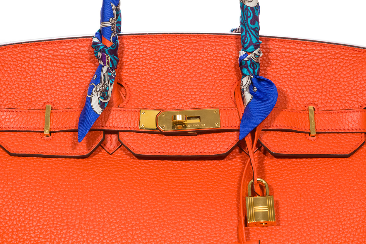 035vintage - Hermès Birkin Bag 35 Taurillon Clemence Rouge Pivoine