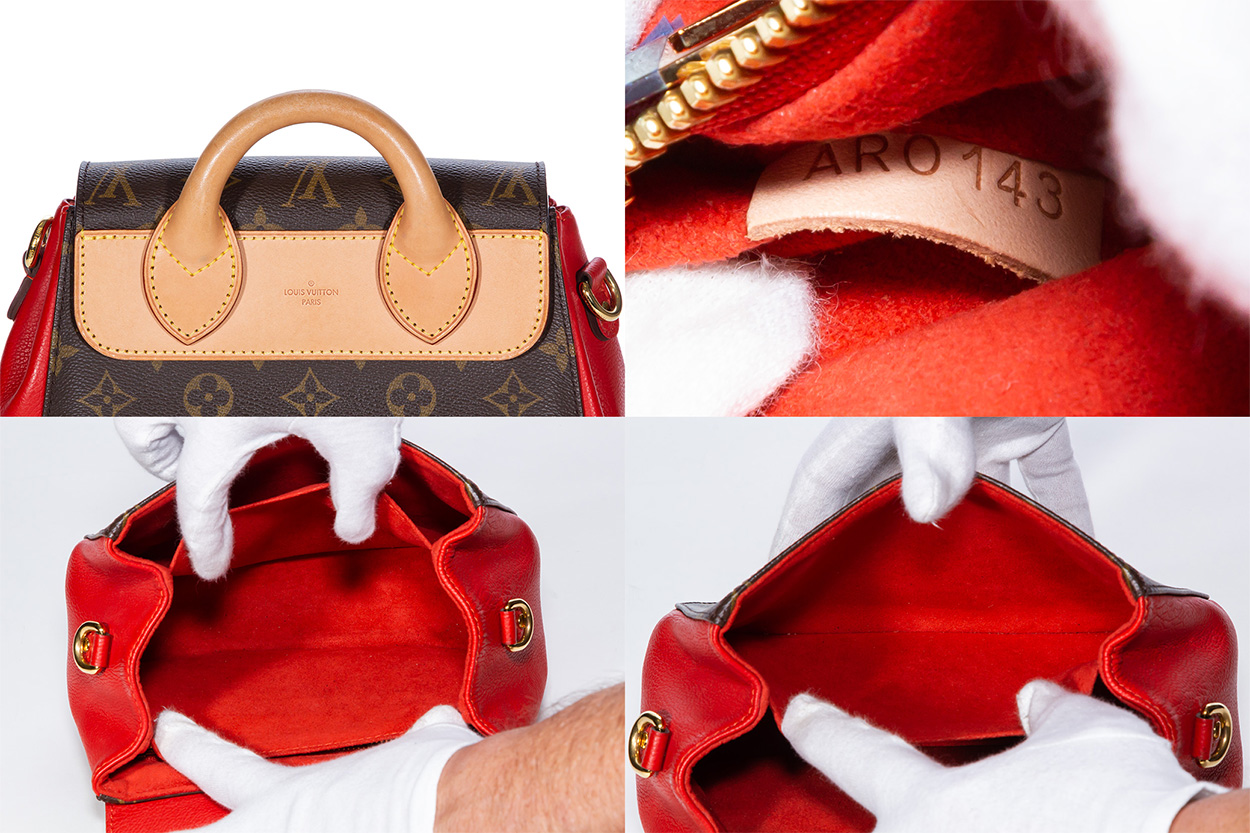 Eden cloth handbag Louis Vuitton Brown in Cloth - 29495672