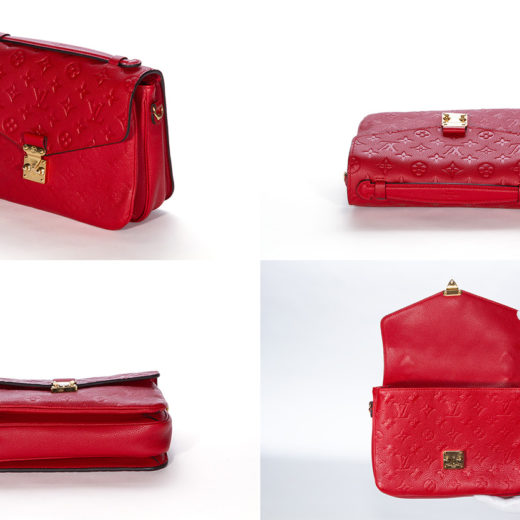 Louis Vuitton Saint Germain PM in Scarlet Monogram Empreinte Leather