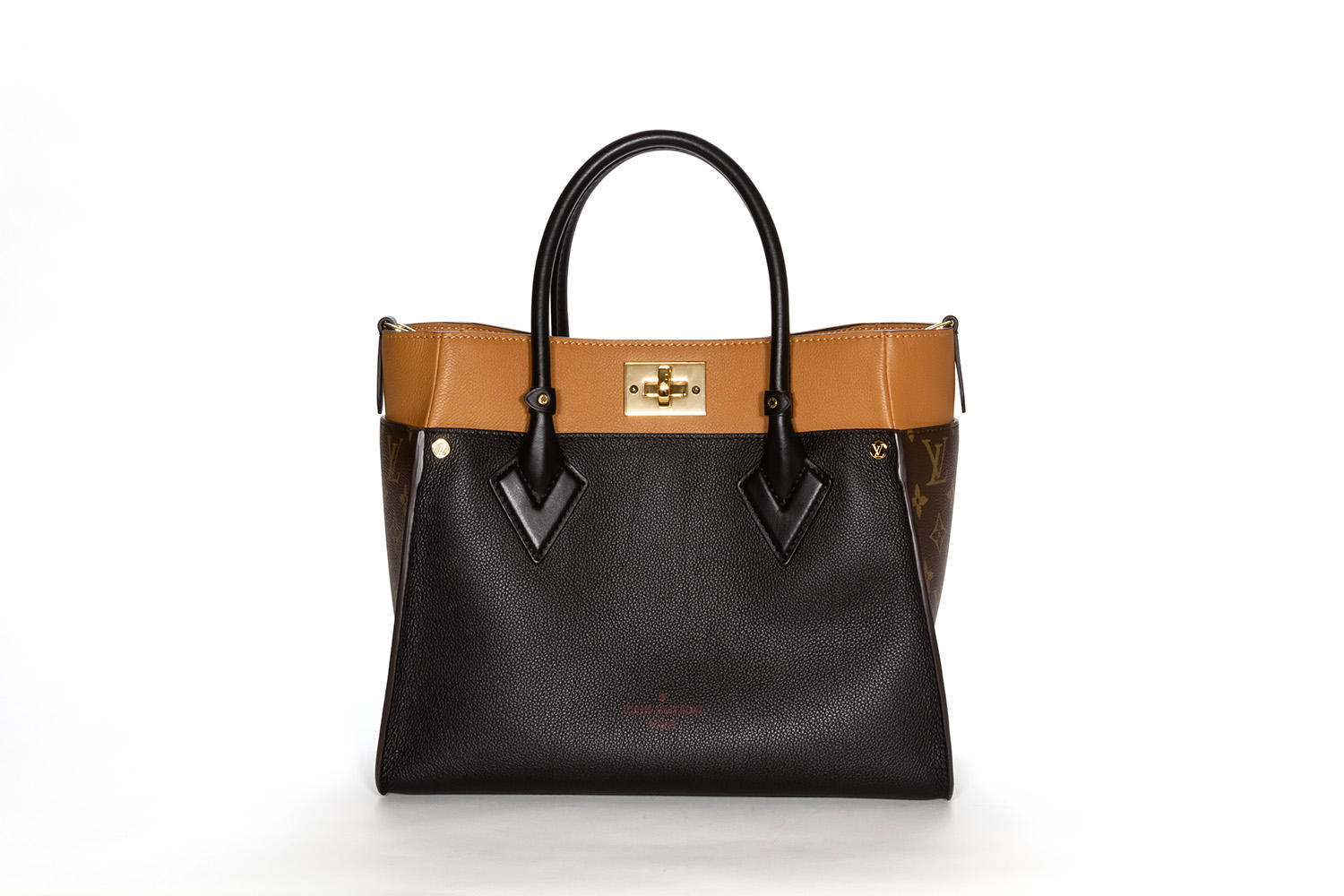 Louis Vuitton - On My Side - Leather - Black - Women - Handbag - Luxury