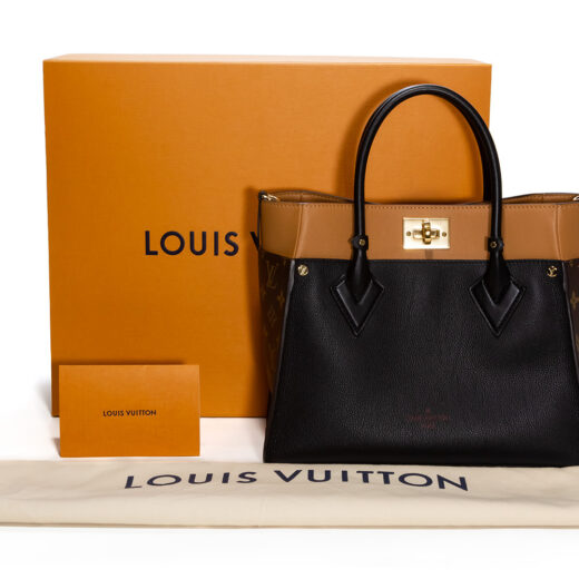 Louis Vuitton® On My Side MM Greige. Size in 2023