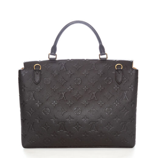 Louis Vuitton White Leather Marignan Empreinte Bag