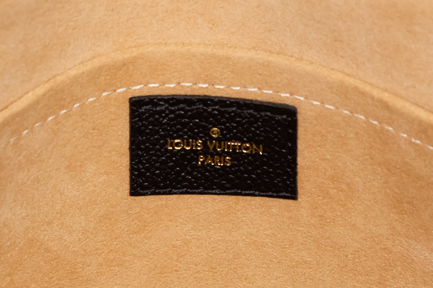 Louis Vuitton Marignan In Crème Caramel Monogram Empreinte SOLD