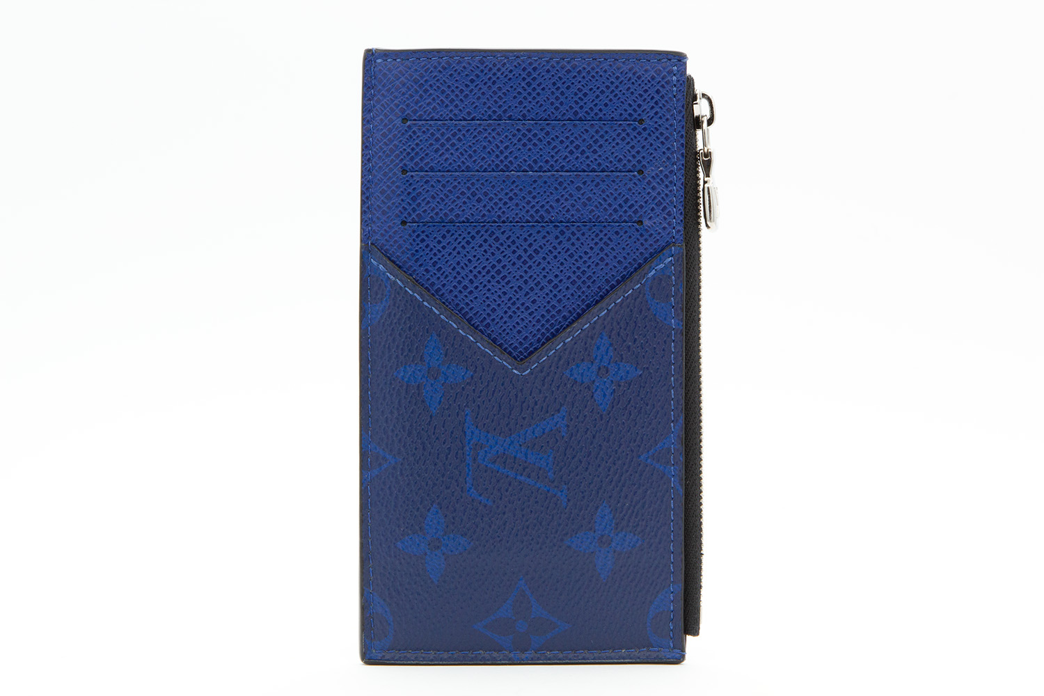 Louis Vuitton Coin Card Holder Monogram Pacific Taiga Blue