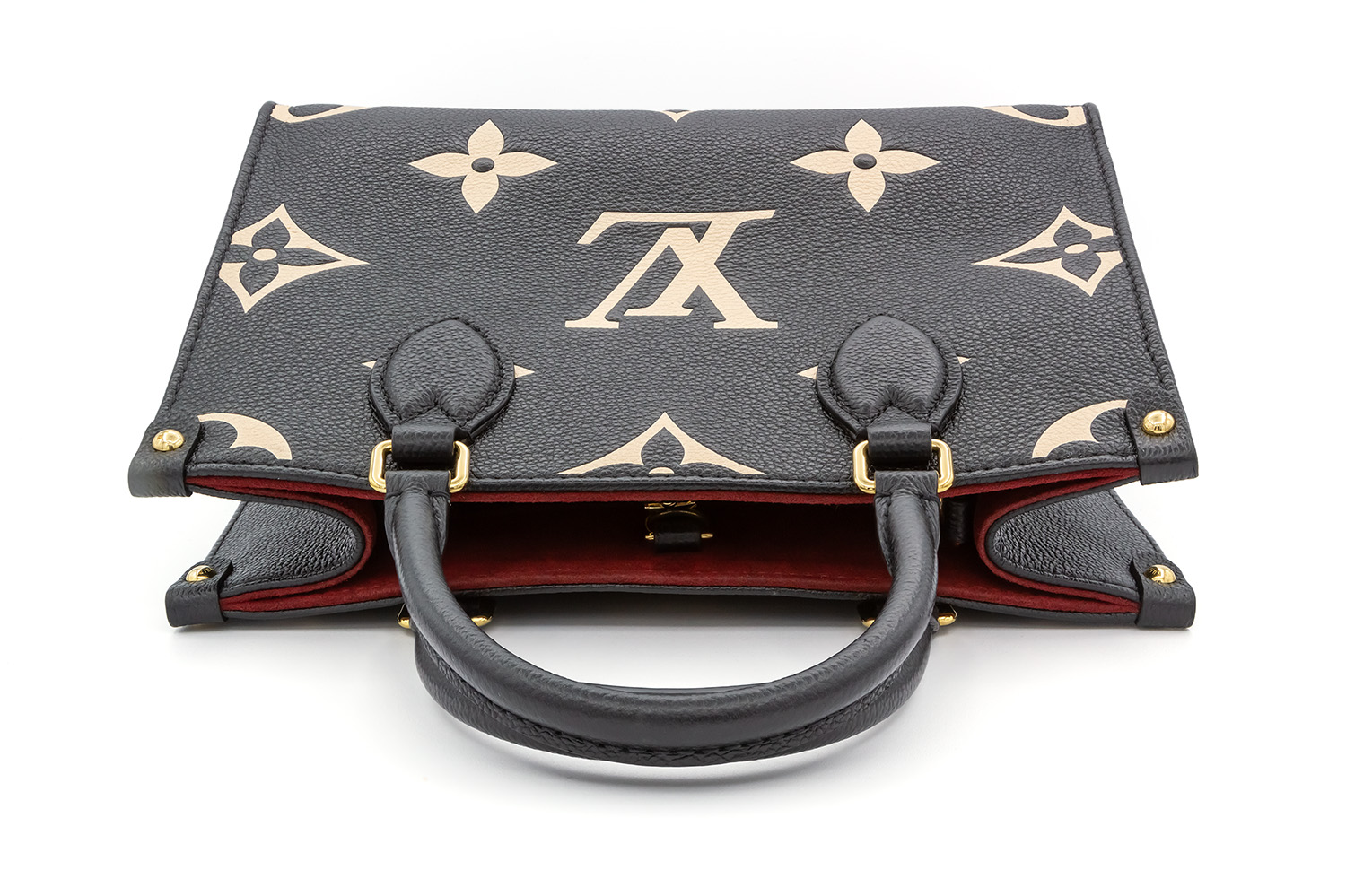 Louis Vuitton On The Go PM Monogram Empreinte Leather Handbag