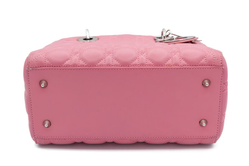 Dior - Mini Lady Dior Bag Antique Pink Cannage Lambskin - Women